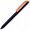 Ручка шариковая автоматическая "Flow Pure GOM KF" софт-тач, черный/неоновый оранжевый