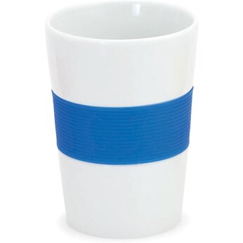 Стакан "Nelo" белый/синий
