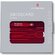 Мультиинструмент "SwissCard Classic 0.7100.T" красный полупрозрачный