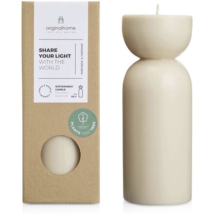 Originalhome органическая свеча - средняя - Бежевый