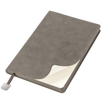 Ежедневник недатированный А5 "Flexy Nuba", светло-серый, срез светло-серый