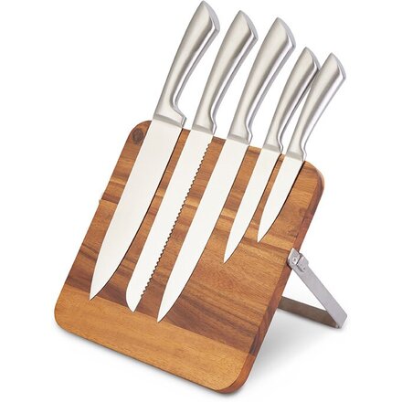 Набор ножей на магнитной подставке "Терон"