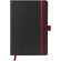 Блокнот "ColorNote Black", твердая обложка A5, 80 листов, черный с красным