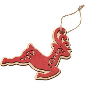 Подвеска деревянная «Рождественский олень»