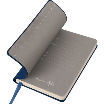 Блокнот "Funky" темно-синий/серый