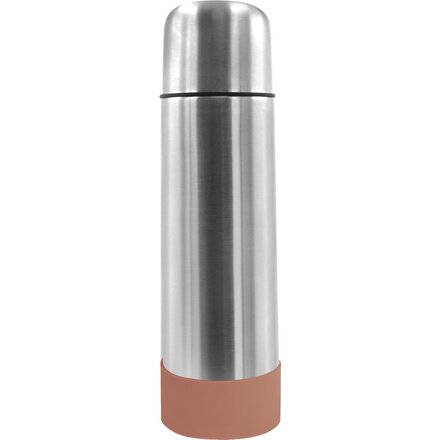 Термос "Picnic Silver To Go" с манжетой, серебристый/мокко