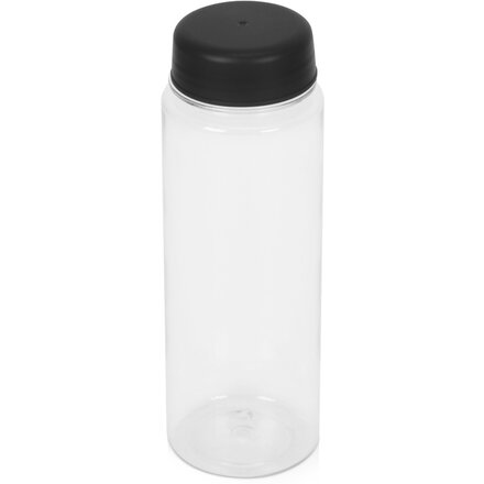 Бутылка для воды "Candy" прозрачный/черный