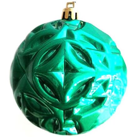 Новогоднее подвесное украшение из полистирола / 8x8x8см, зеленый