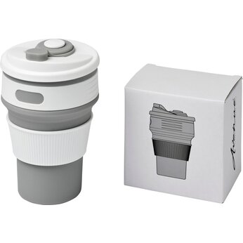 Стакан "Cora" серый/белый