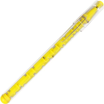 Ручка шариковая "Лабиринт" желтый
