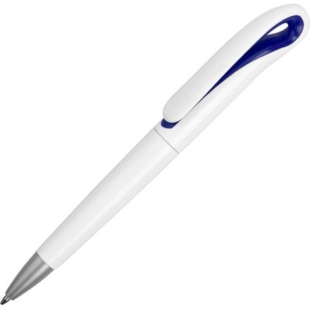 Ручка шариковая "Swansea" белый/ярко-синий