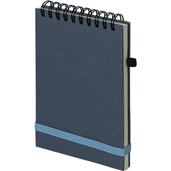 Блокнот "Memo" на спирали, синий