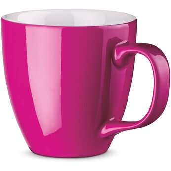 Кружка "Panthony" темно-розовый/белый