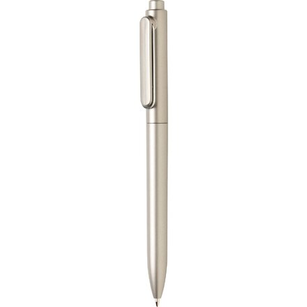 Ручка шариковая автоматическая "X6" серебристый/белый