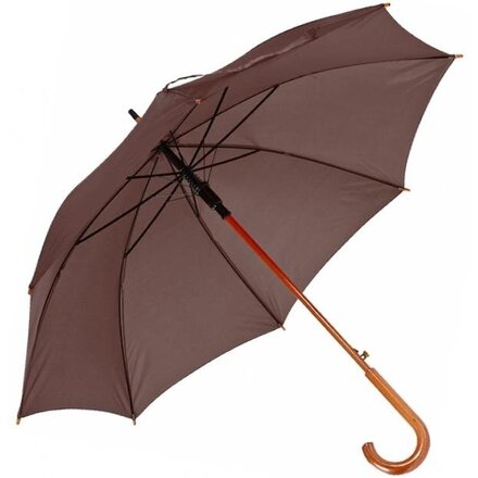 Зонт-трость "Nancy" коричневый