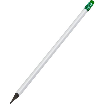 Карандаш простой "Unicorn", белый/зеленый