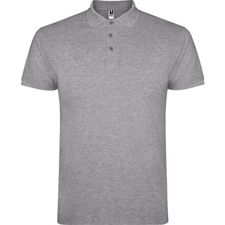 Рубашка-поло мужская "Star" 200, S, серый меланж