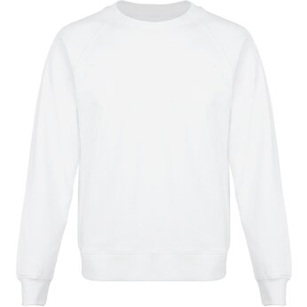 Свитшот оверсайз с рукавом реглан «Belgrade», унисекс, белый,  S