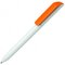 Ручка шариковая автоматическая "Flow Pure MATT B" белый/оранжевый