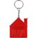 Брелок-рулетка "Домик" красный