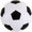 Антистресс "Kick off" белый/черный