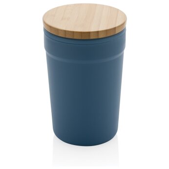 Стакан  "P433.295" с крышкой, синий