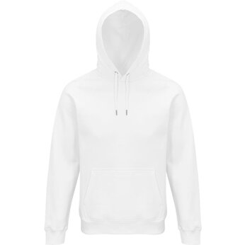 Джемпер унисекс "Stellar" с капюшоном, 280, XS, белый