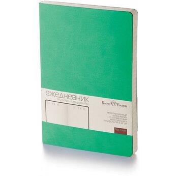 Ежедневник недатированный "Megapolis Flex" зеленый флуор