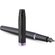 Ручка перьевая "IM Vibrant Rings F315 Amethyst Purple PVD" черный/фиолетовый