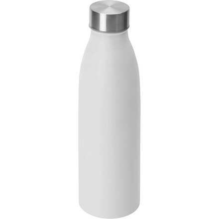 Бутылка для воды "Rely" матовый белый/серебристый
