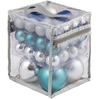 Украшение новогоднее "Грация" белый/прозрачный