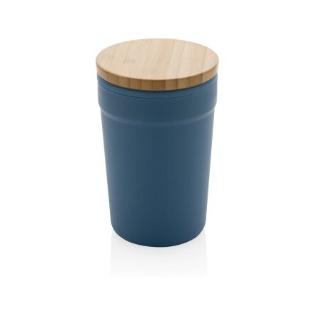 Стакан  "P433.295" с крышкой, синий