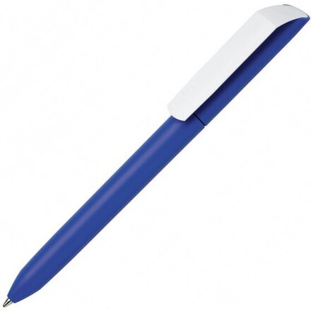Ручка шариковая автоматическая "Flow Pure MATT CB" светло-синий/белый