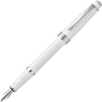 Ручка перьевая "Bailey Light" белый/серебристый