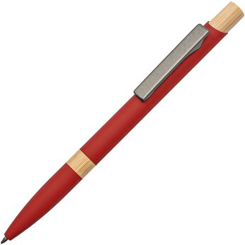 Ручка шариковая "FRESCO", красный/серый