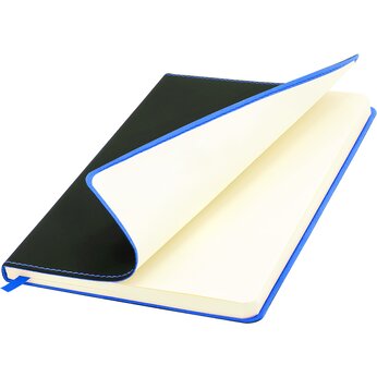 Блокнот A5 "Blackjack", черный/синий