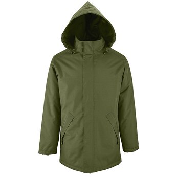 Куртка-парка унисекс "ROBYN" 170, XXL, темно-зеленый