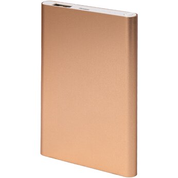 Зарядное устройство Power Bank "Al 4" 4000 мАч, золотистый