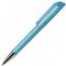 Ручка шариковая автоматическая "Flow 30 CR" голубой/серебристый