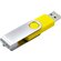 Карта памяти USB Flash 2.0 16 Gb VDF-008, желтый