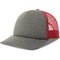 Бейсболка "Rapper-S",  темно-серый/бордовый