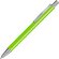 Ручка шариковая автоматическая "Groove" светло-зеленый/серебристый