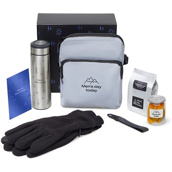 Подарочный набор «Re:m. Step»  с термосом, перчатками и сумкой