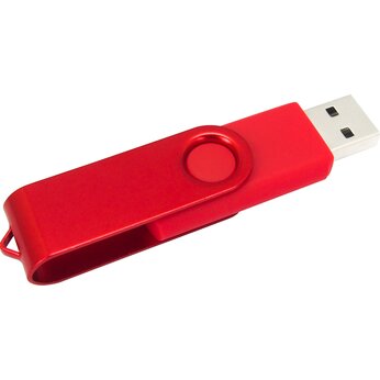 Карта памяти USB Flash 2.0 16 Gb VDF-008 ColorClip, красный
