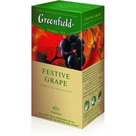 Чай черный "Greenfield" Festive Grape, пакетированный