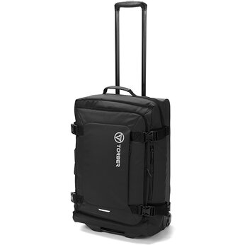 Сумка на колесах TORBER Mobi, чёрный, полиэстер 900D с PU покрытием, 60 х 38 х 25,5 см, 57 л, размер M