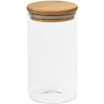 Банка для продуктов "Eco Storage" прозрачный/коричневый