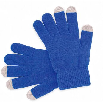 Перчатки для сенсорного экрана "Actium" синий