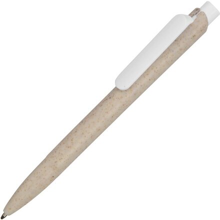 Ручка шариковая "Eco W" бежевый/белый
