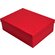 Коробка подарочная, красный